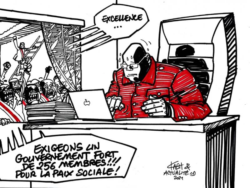 Les caricatures de ACTUALITE.CD sont réalisées par Kash. 