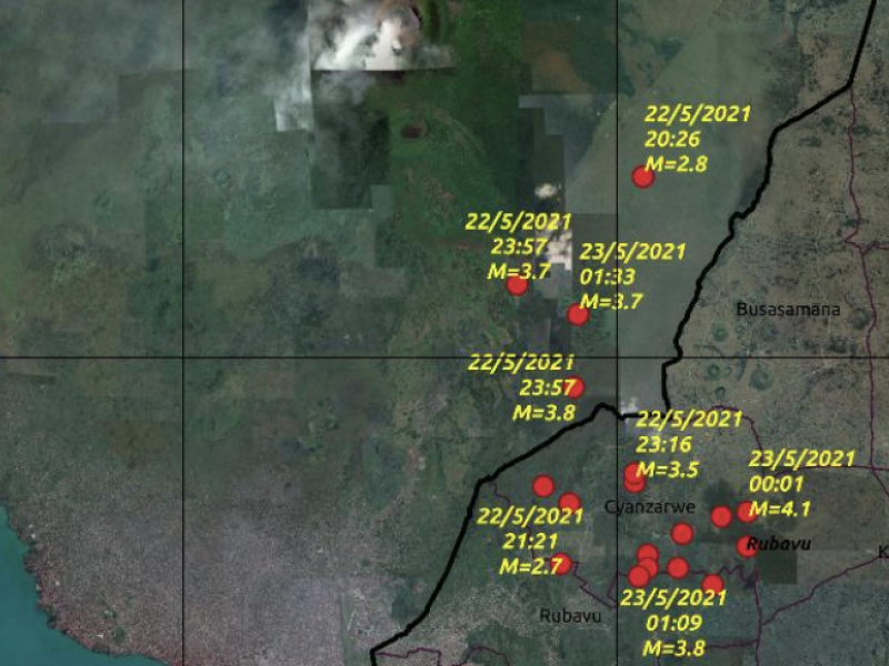 Illustration par: Rwanda Seismic Monitor 