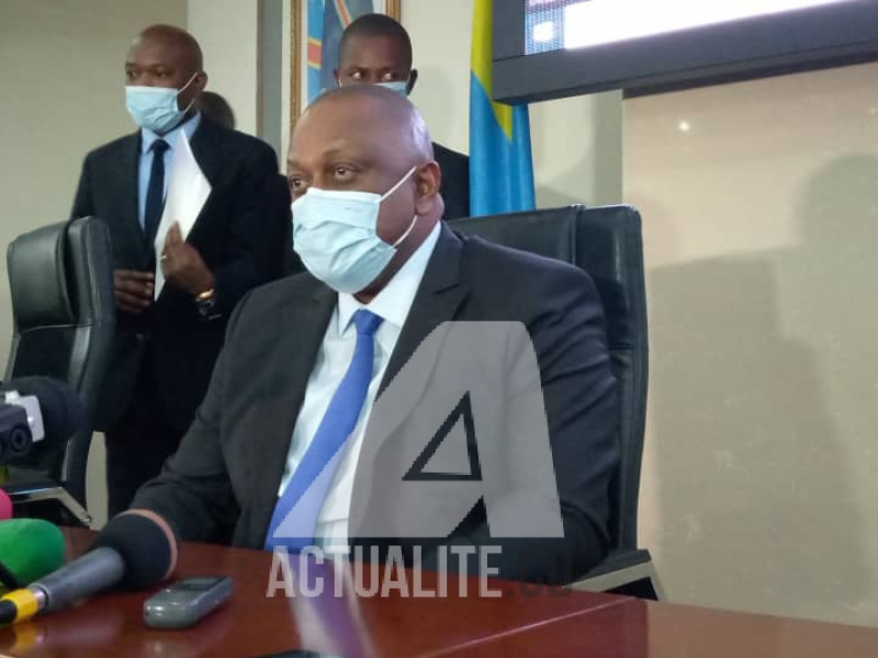 Jean-Jacques Mbungani, ministre de la santé/Ph ACTUALITE.CD 