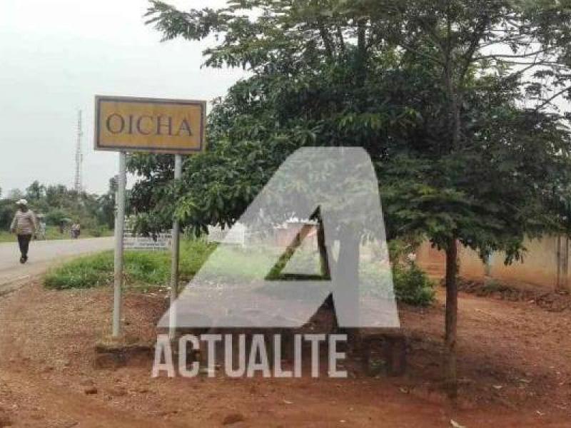 La RN4 dans la cité d'Oicha au Nord-Kivu/Ph ACTUALITE.CD