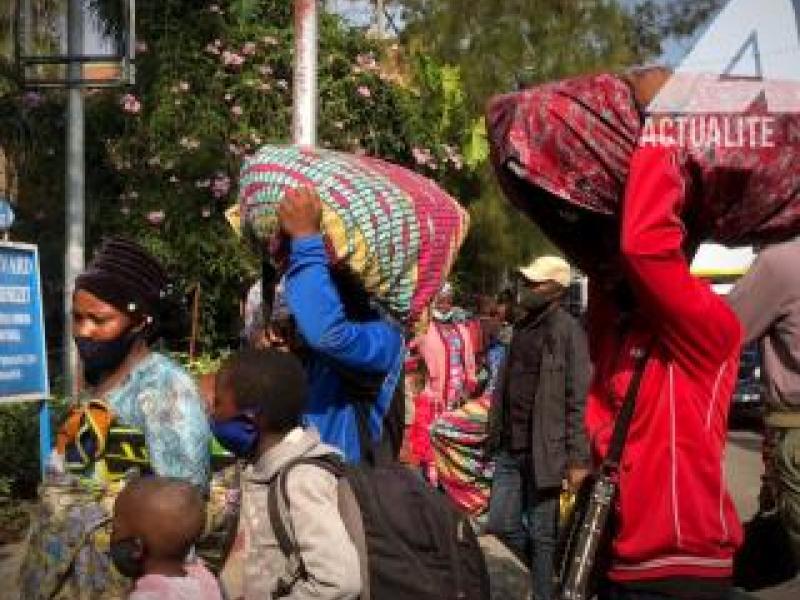 Eruption volcanique : les organisations féminines se mobilisent pour porter assistance aux familles de Goma et ses environs