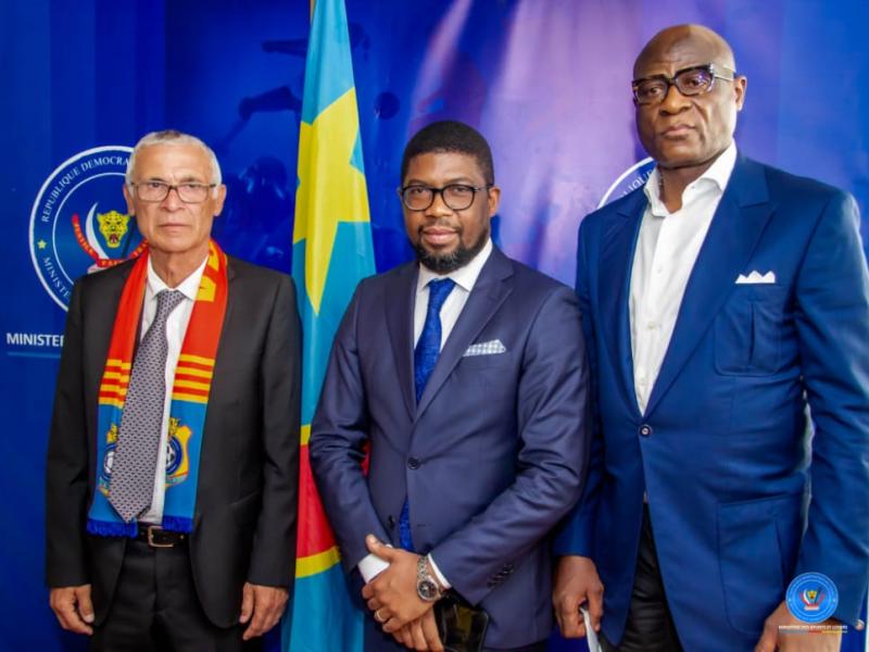 Hector Cuper, Serge Chembo et Constant Omari