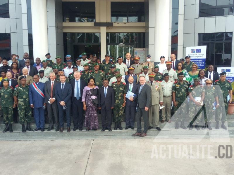 Photo de famille RDC-UE. Photo ACTUALITE.CD.