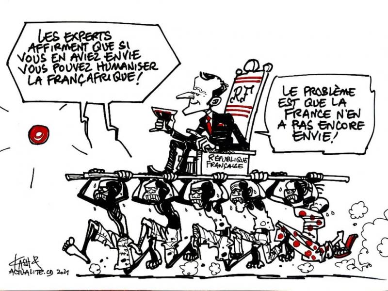 Les caricatures de ACTUALITE.CD sont réalisées par Kash. 