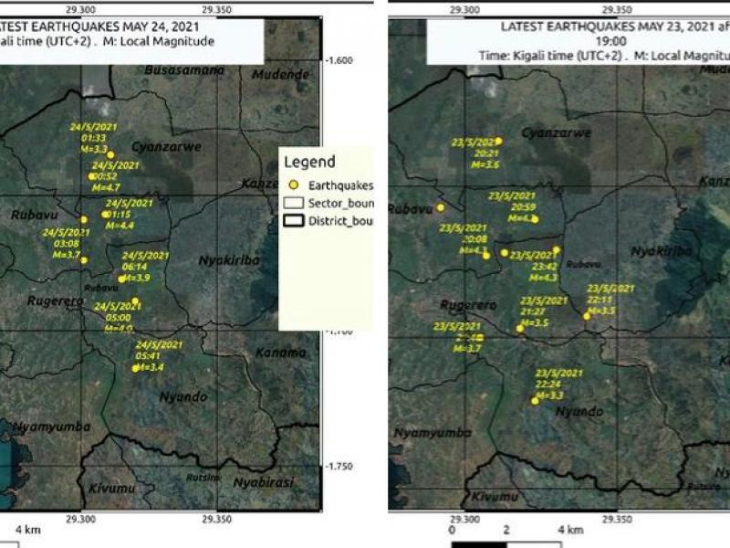 Illustration par: Rwanda Seismic Monitor 