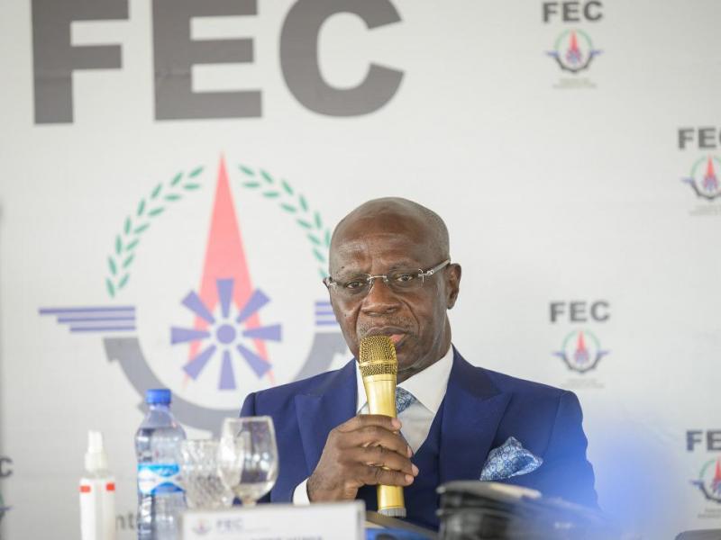 Albert Yuma, président national de la FEC. Ph. ACTUALITE.CD