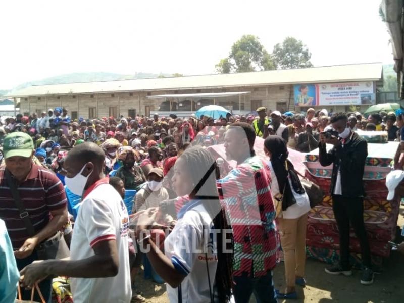 Les sinistrés de Goma cantonnés sur le site de Kayembe/Ph. ACTUALITE.CD