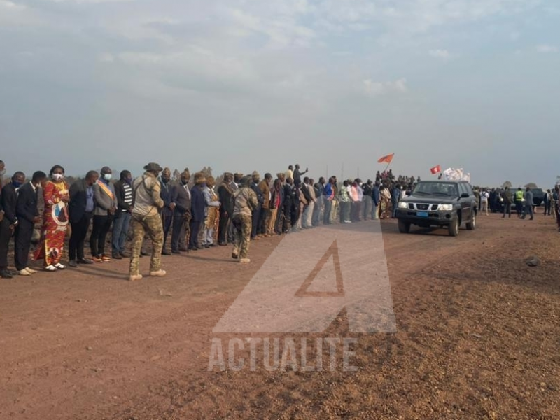 Arrivée de Félix Tshisekedi à Kibati/Ph ACTUALITE.CD