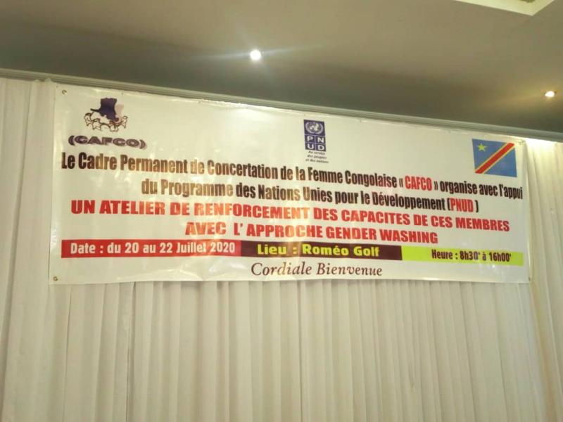 RDC : CAFCO a ouvert un atelier axé sur le « Gender Washing » avec des femmes évoluant dans divers secteurs