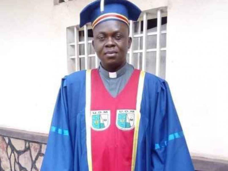 Abbé Apollinaire Cibaka, nouveau recteur de l'Université officielle de Mbuji-Mayi