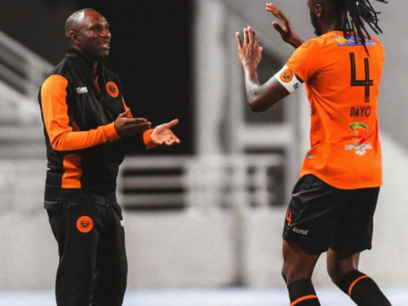 Florent Ibenge lors du match opposant la Renaissance de Berkane à Ittihad Tanger/Ph. droits tiers