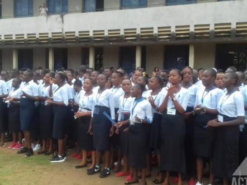 Les élèves d'une école à Matadi/Ph. ACTUALITE.CD