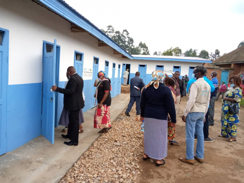 Des latrines construites à l’hôpital général de référence de Musienene/Ph ACTUALITE.CD 