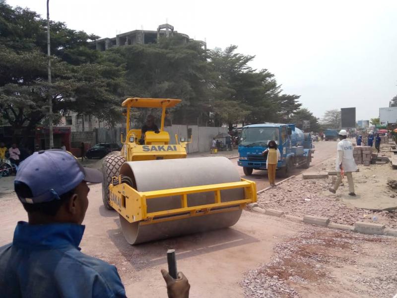 Les travaux de réhébilitation de l'avenue Nyangwe