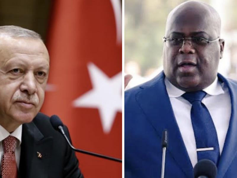 Recep Tayyip Erdoğan et Félix Tshisekedi