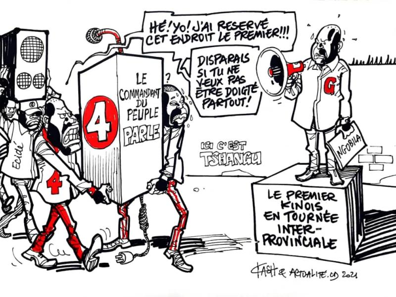 Les caricatures de ACTUALITE.CD sont réalisées par Kash 