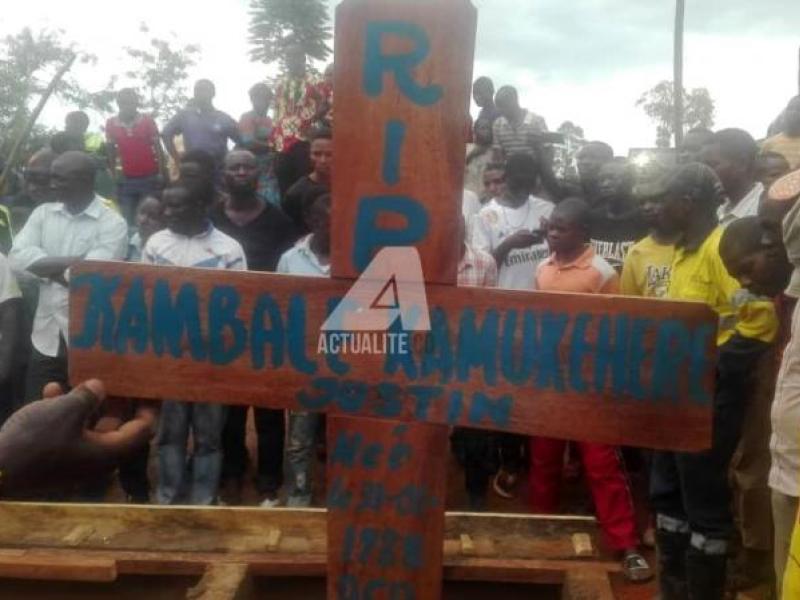 Tombe d'une victime d'attaque des ADF à Beni