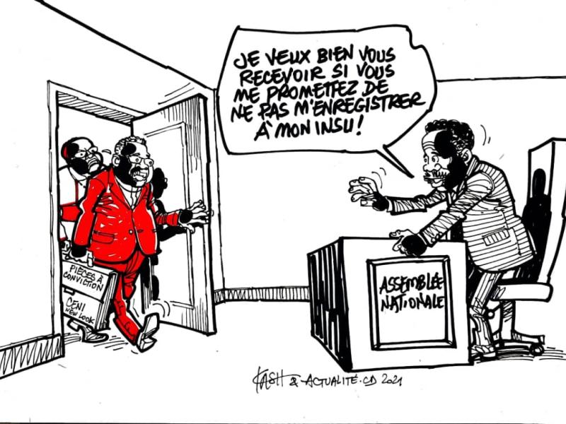 Caricature de ACTUALITE.CD par Kash