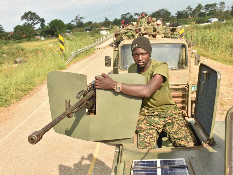 Des militaires de l’Armée ougandaise. Photo d’illustration