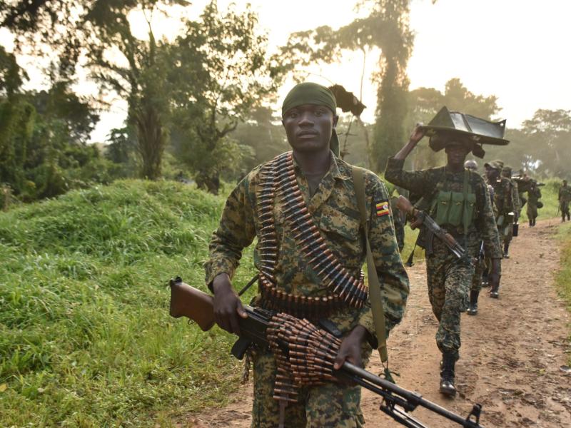 Des militaires de l’Armée ougandaise. Photo d’illustration