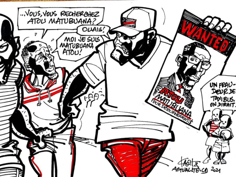 Les caricatures de ACTUALITE.CD sont réalisées par Kash