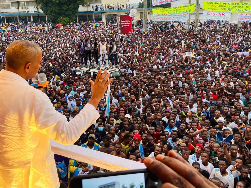 Moise Katumbi à Kisangani