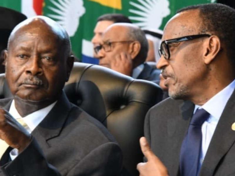 Paul Kagame et Yoweri Museveni