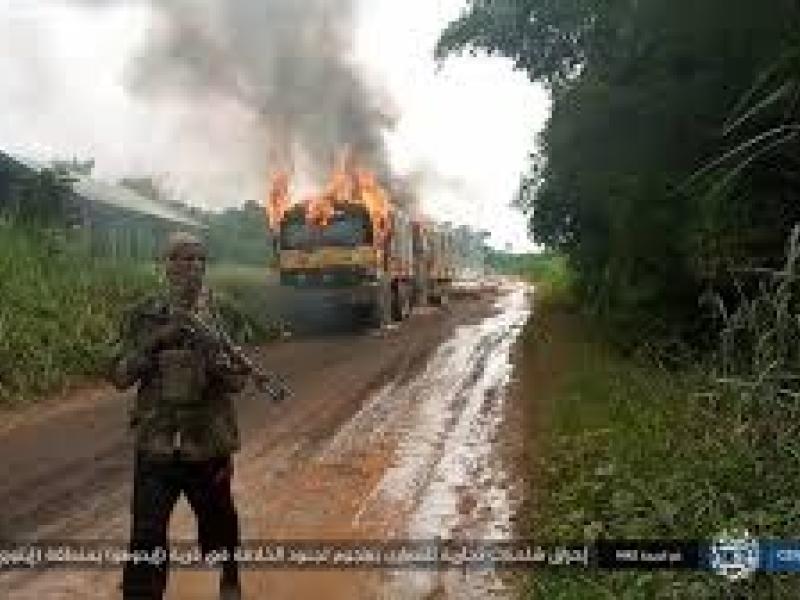 Un combattant ADF dans l’Est de la RDC