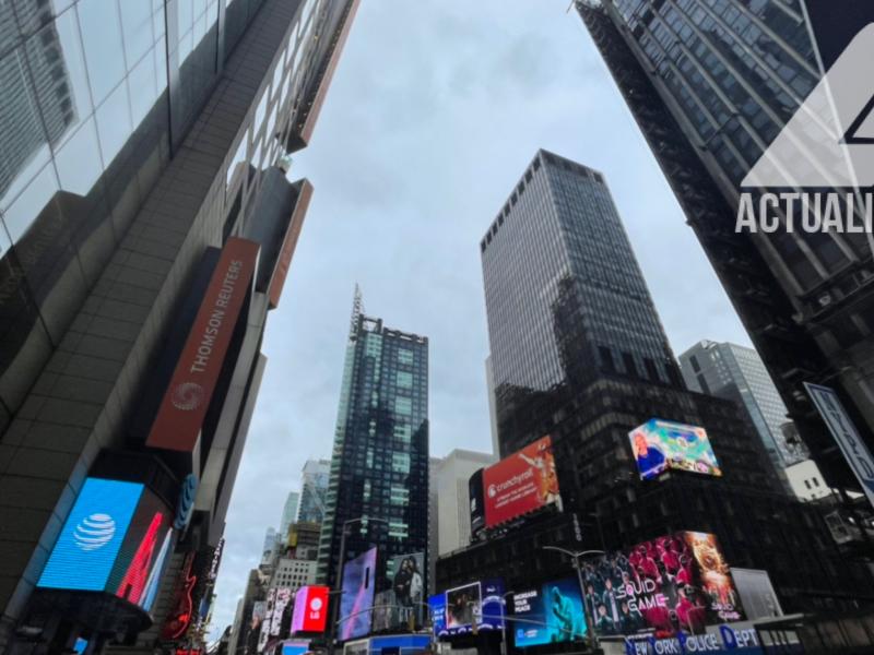 Une vue de Manhattan, à New York 