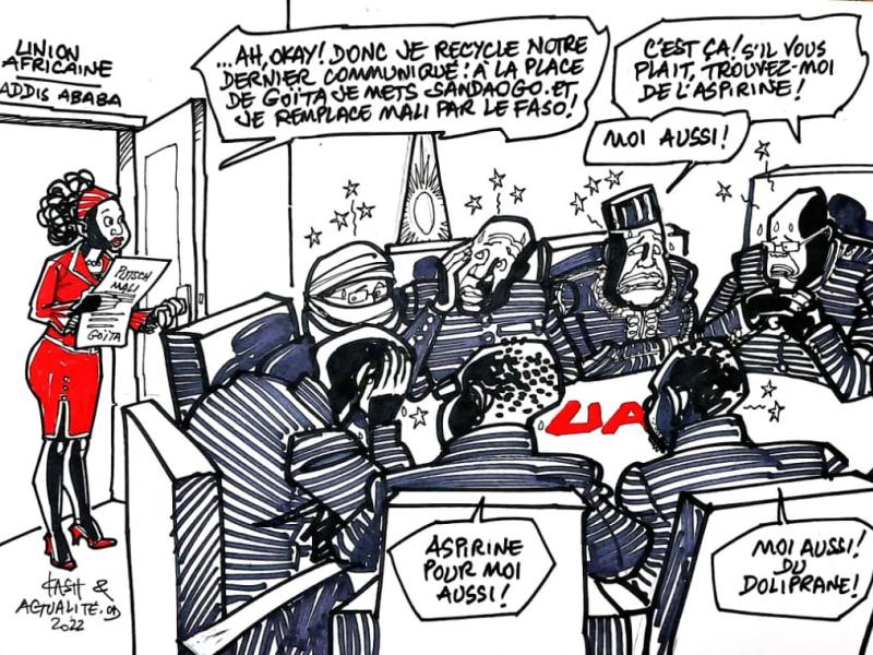 Caricature de ACTUALITE.CD par Kash