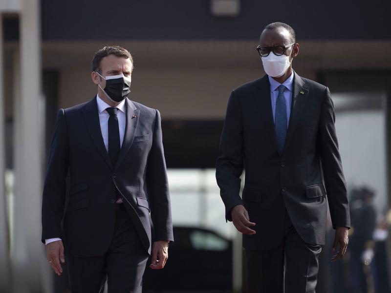 Macron et Kagame