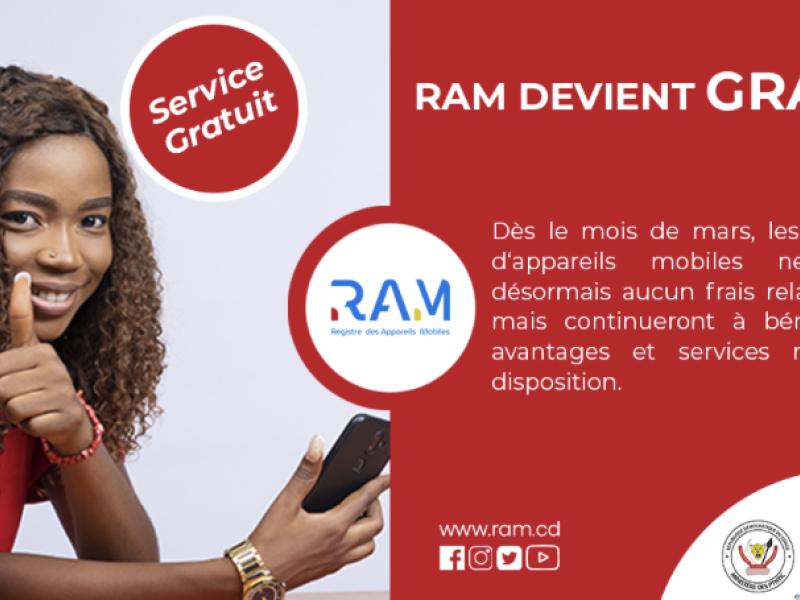 RAM dévient gratuit 