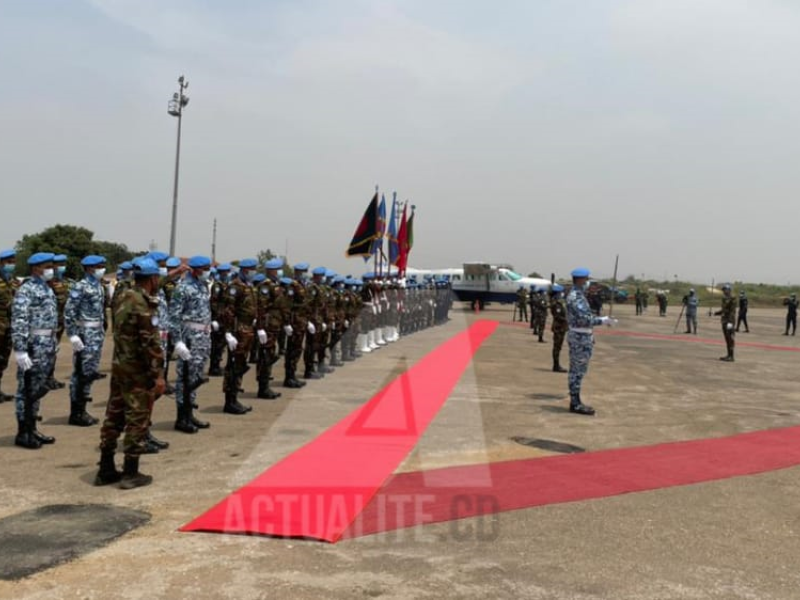 Arrivée de Jean Pierre Lacroix à Bunia