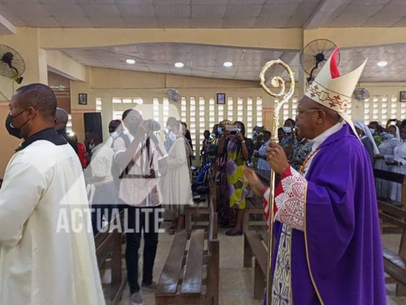 Le Cardinal Ambongo célèbre une messe de suffrage en mémoire des victimes de l'incident de Matadi Kibala