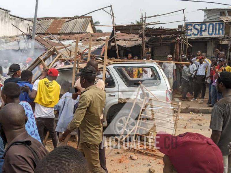 Accident à Kananga