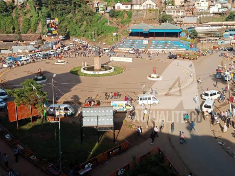 Vue de la ville de Bukavu