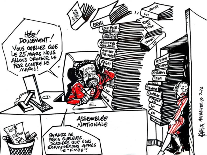 Les caricatures de ACTUALITE.CD sont réalisées par Kash