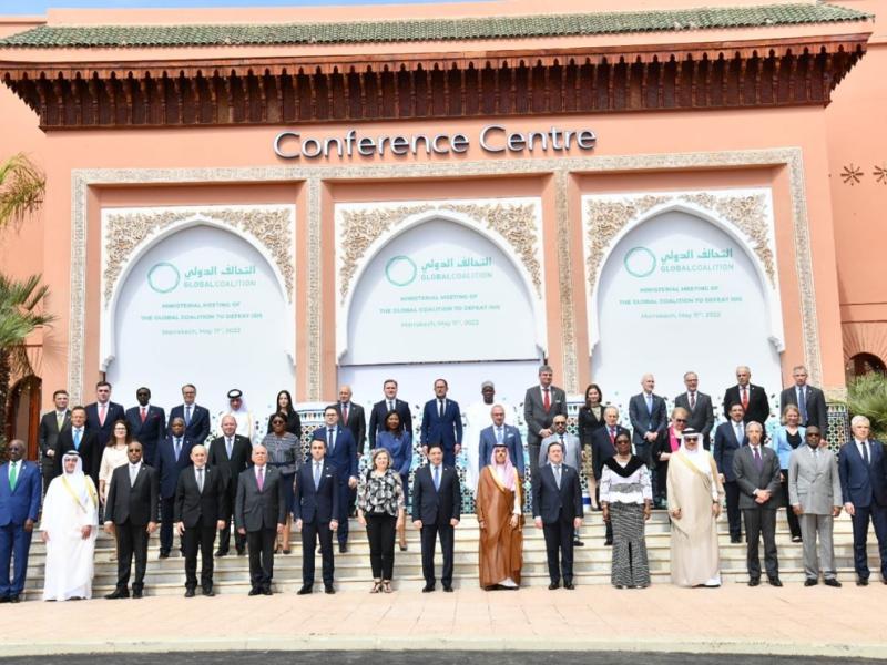 Photo de famille à l’issue de la réunion de la coalition anti ISIS 