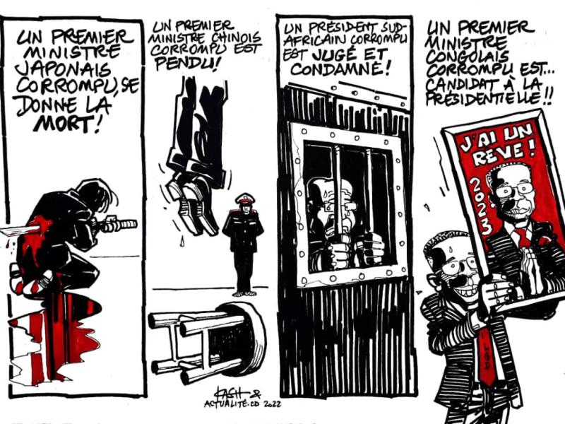 Les caricatures de ACTUALITE.CD sont réalisées par Kash