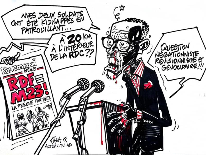 Les caricatures de ACTUALITE.CD sont réalisées par Kash 