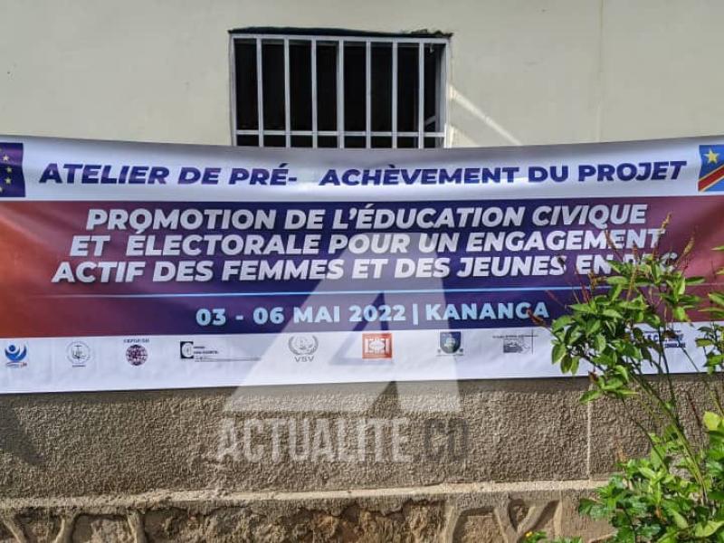 Atelier projet électoral au Kasai Central