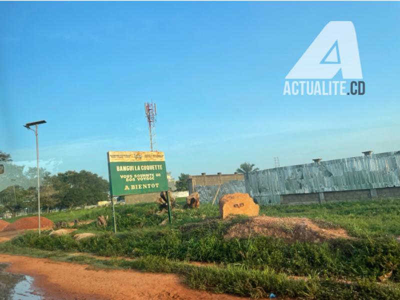 La vue d’une rue de Bangui. PH. ACTUALITE.CD