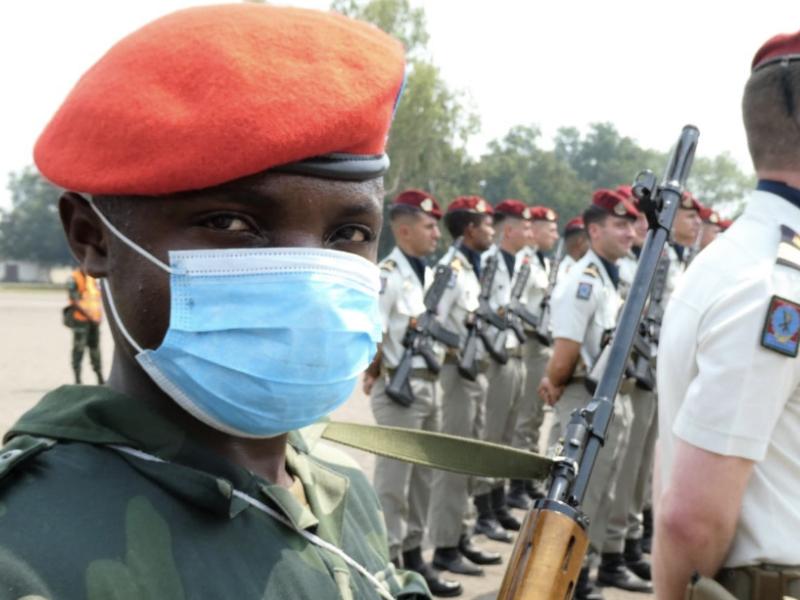 Les FARDC avec les formateurs français 