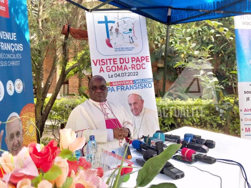 Mgr. Willy Ngumbi, évêque du diocèse de Goma 