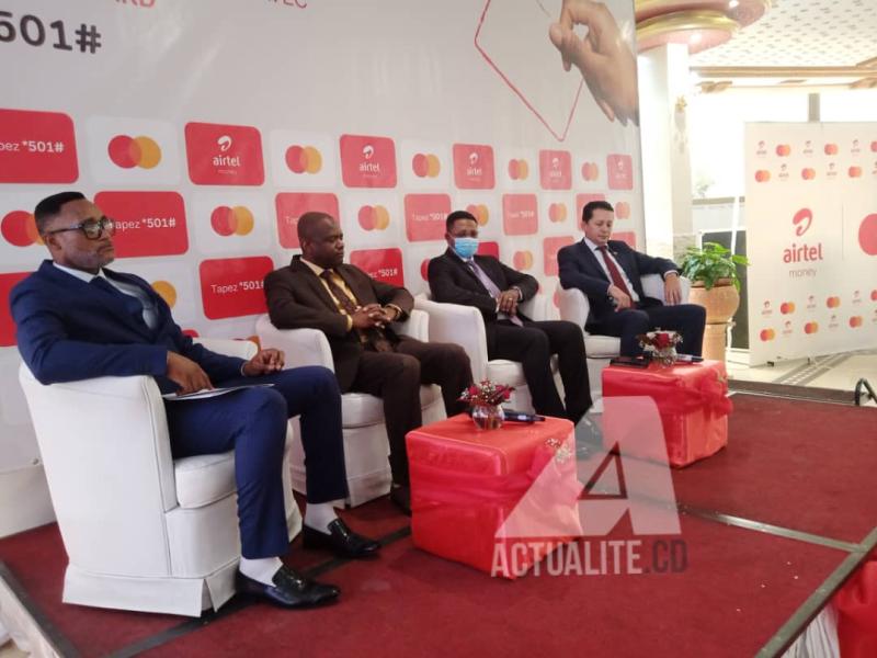 Conférence de presse sur le lancement de Airtel Money Mastercard