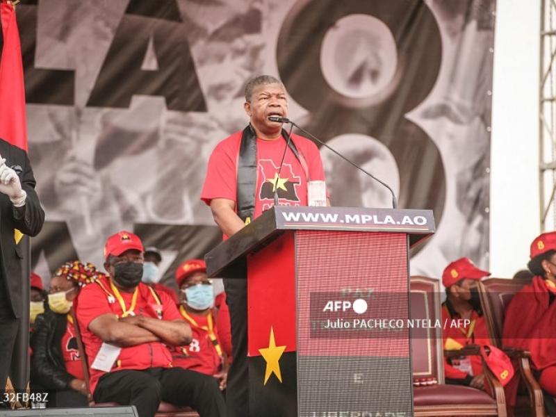 Joao Lourenço lors de la campagne électorale