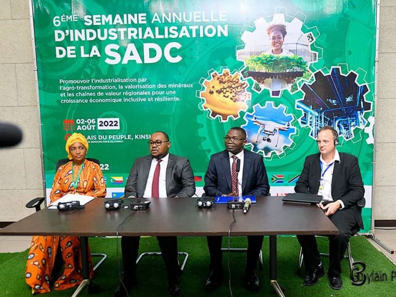 Clôture de la 6e semaine annuelle de l'industrialisation de la SADC à Kinshasa