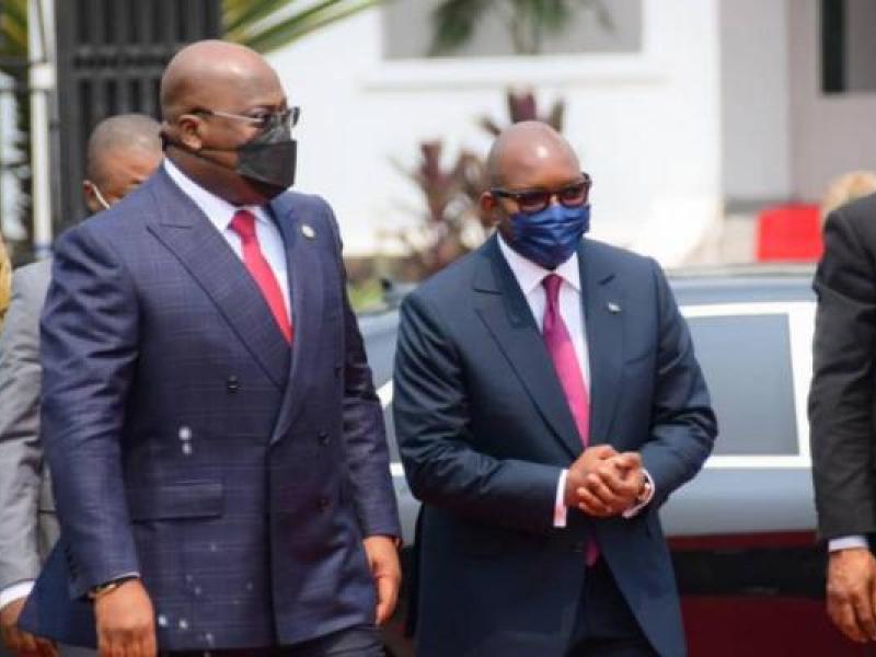 Sama Lukonde et Félix Tshisekedi