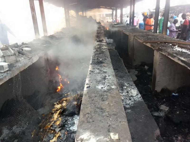 marché de la liberté incendie