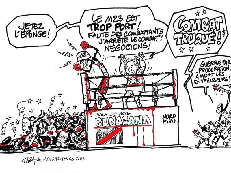 Les caricatures de ACTUALITE.CD sont réalisées par Kash